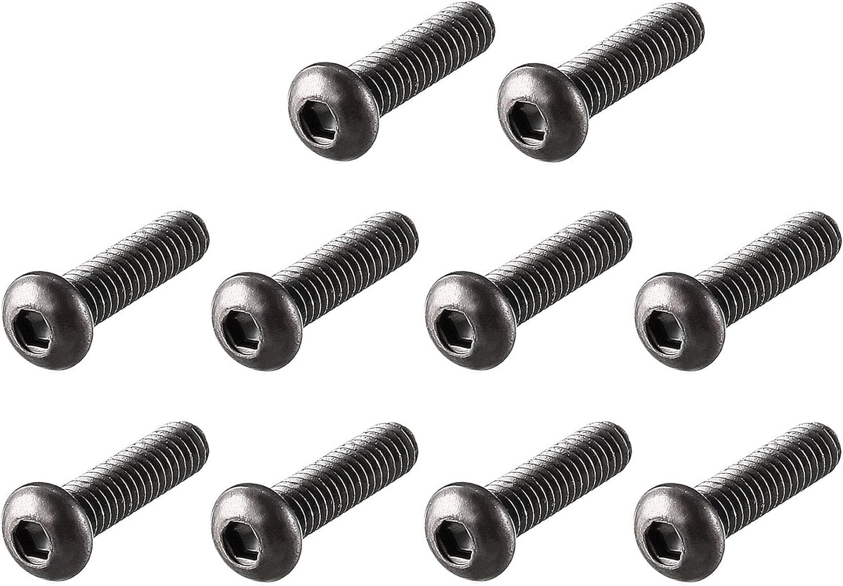 M2x8mm Thread Button Head Hex Socket Cap Screw Bolt 100pcs