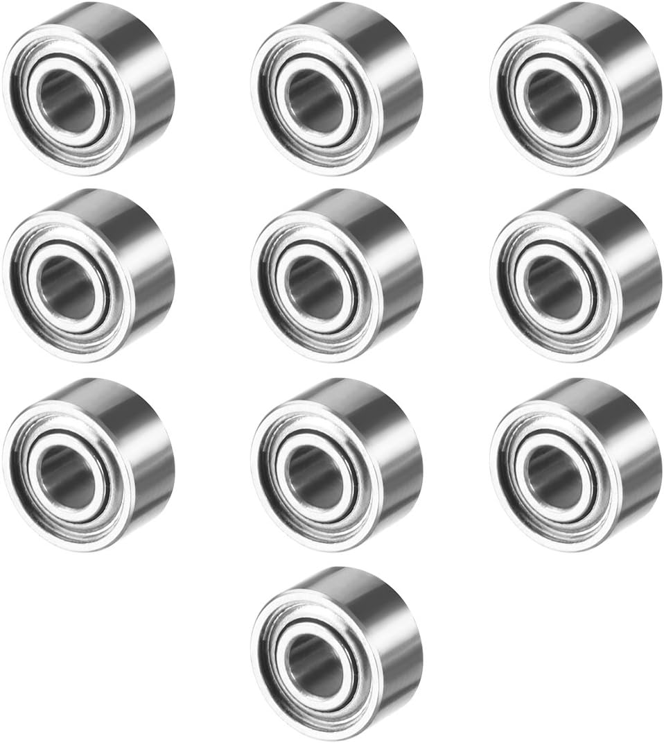 10pcs MR52ZZ 2mmx5mmx2.5mm Double Shielded Miniature Deep Groove Ball Bearing