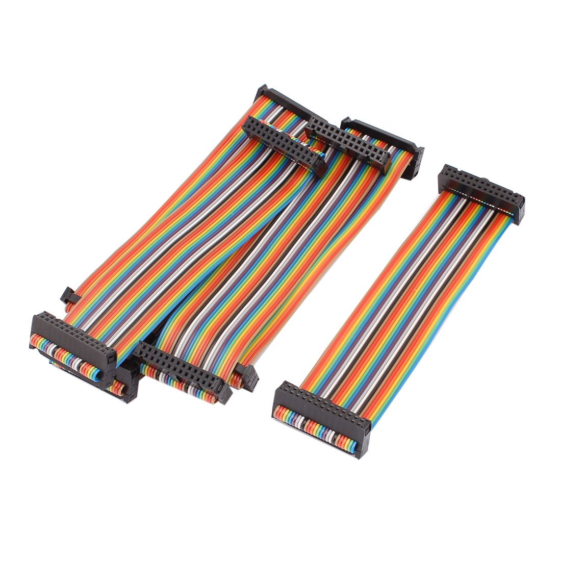 Rainbow IDC Flat Ribbon Cable Connector, F/F, 15 Cm, 26 Pin, 26 Way, 6 Pieces