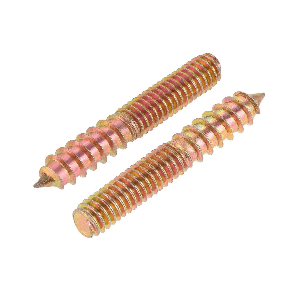 5/16-18x2 Hanger Bolts Double Head Dowel Screw for Wood Furniture 10pcs