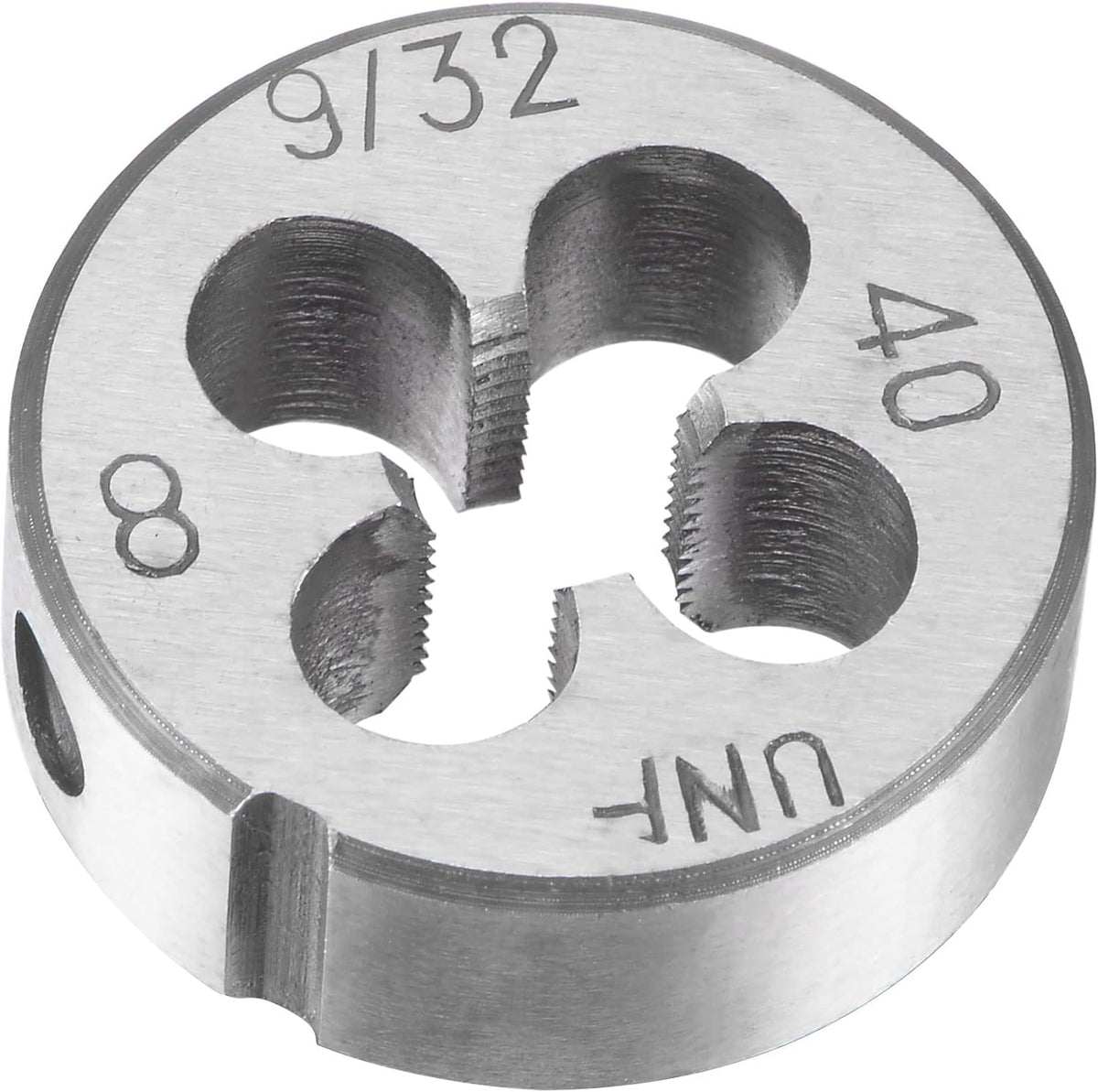 Round Threading Dies 9/32"-40 UNF, Alloy Tool Steel Machine Thread Repair Hand Tool