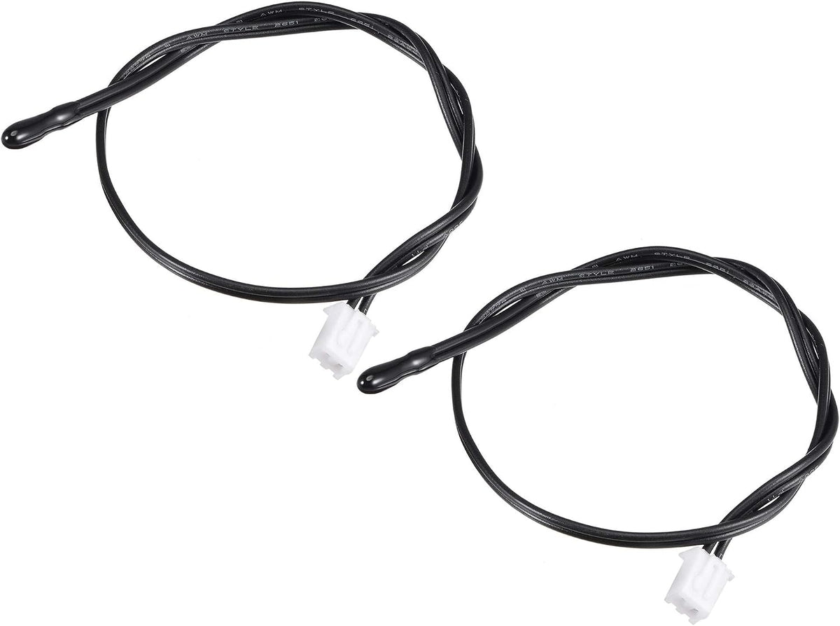 2pcs 10K NTC Temperature Sensor Probe 30cm Digital Thermometer Extension Cable