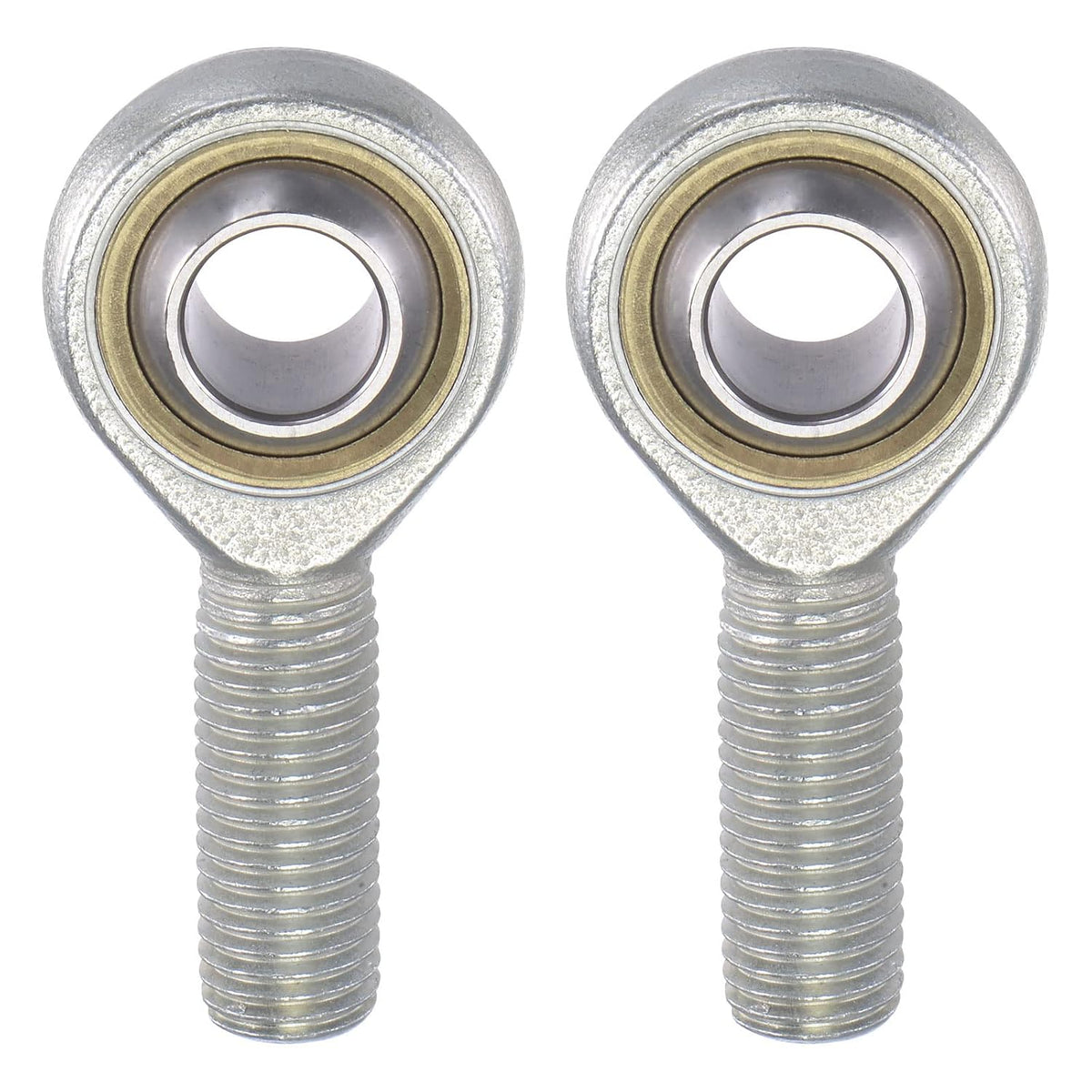 2pcs SA16TK POSA16 Spherical Rod End Bearing 16mm Bore Self-Lubricated Joint Bearing M16x2.0 Left Hand Male Thread Connector