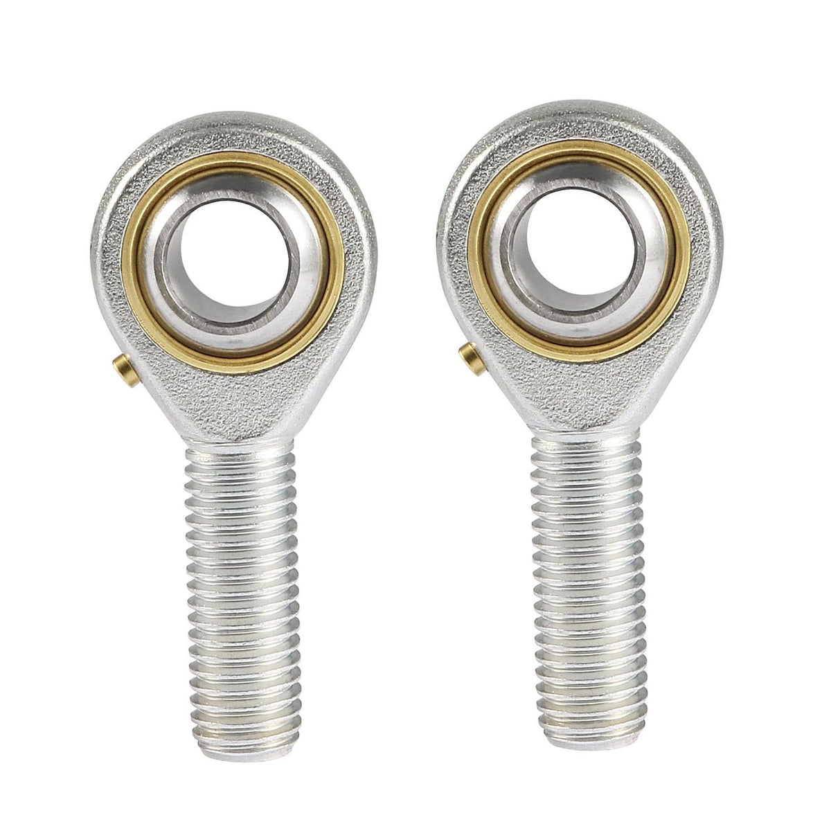 2pcs POS14 Spherical Rod End Bearing 14mm Bore Self-Lubricated Joint Bearing M14x2.0 Right Hand Male Thread Connector