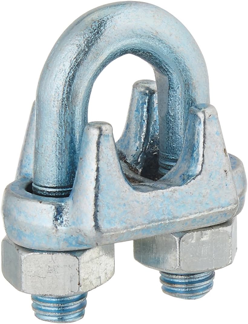 Metal U Bolt Single Saddle Grip Clip Clamp for 13.5mm Dia Wire Rope