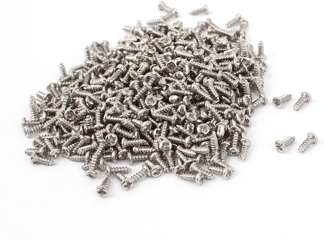 2m x 6mm Metal Self Tapping Magnetic Phillips Head Screws 1000 Pcs