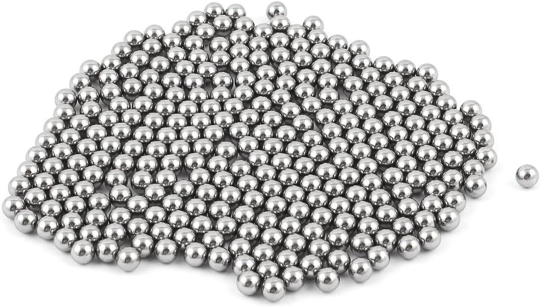 370 Pcs Replacing Parts 5mm Diameter Bike Bicyle Steel Ball Bearing