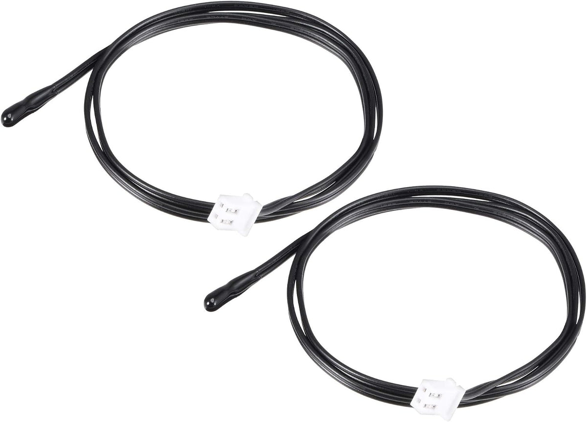 2pcs 10K NTC Temperature Sensor Probe 50cm Digital Thermometer Extension Cable