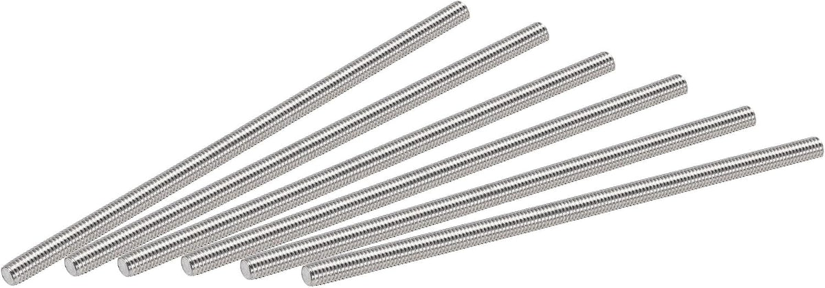 12Pcs M5 x 120mm Fully Threaded Rod 304 Stainless Steel Right Hand Threads,M5-0.8 Thread Pitch