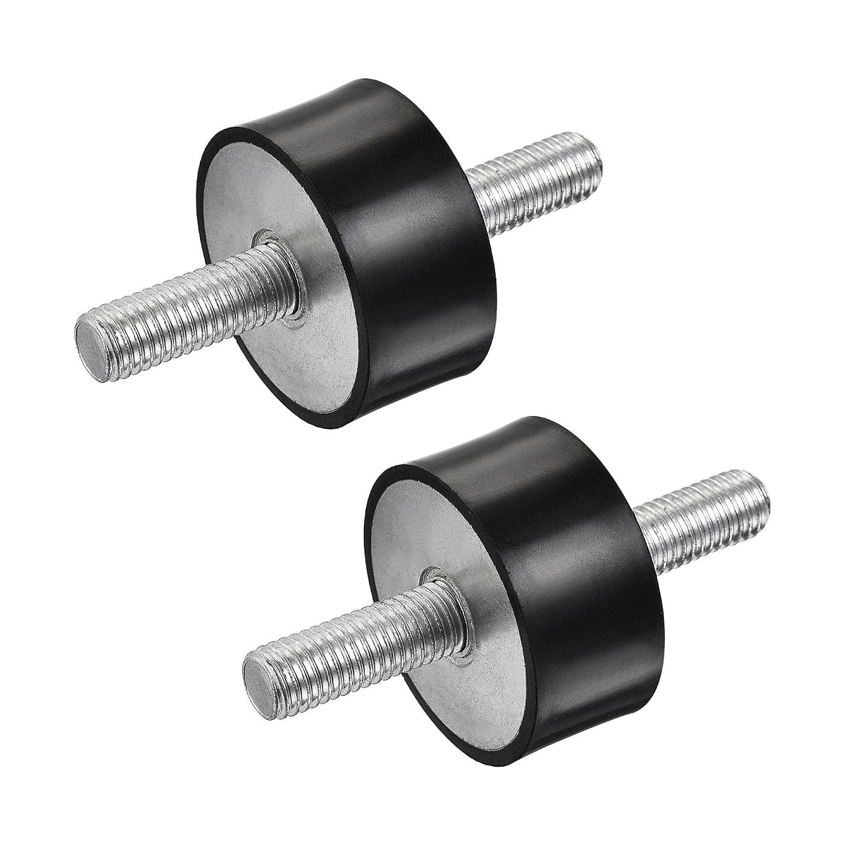 M10 Rubber Mounts, 2pcs Male/Male Shock Absorber, for Motor Generator Compressor Garage Reverse Pump Impact Air Generator Bobbins, D40mmxH20mm