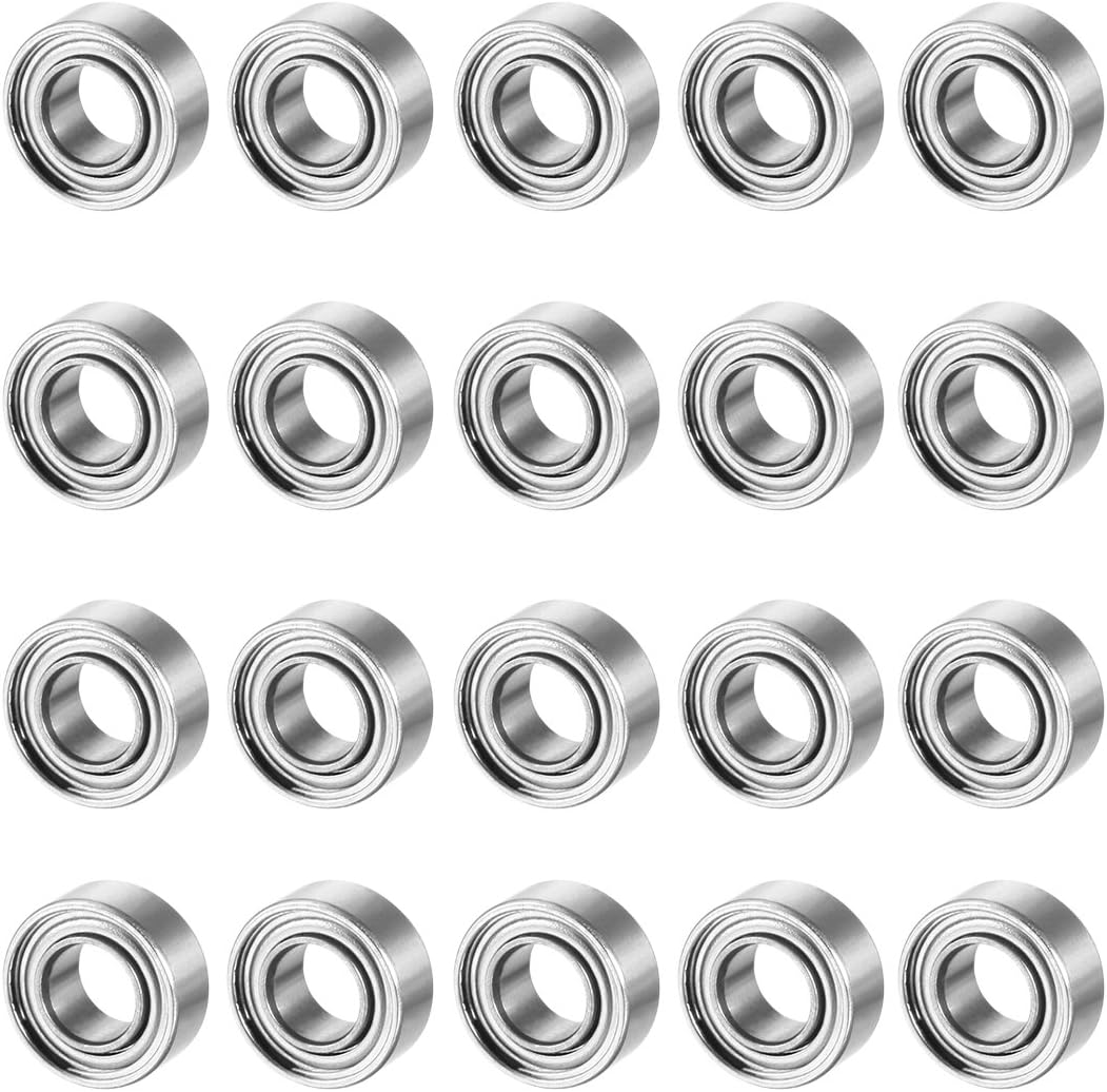 20pcs MR63ZZ 3mmx6mmx2.5mm Double Shielded Miniature Deep Groove Ball Bearing