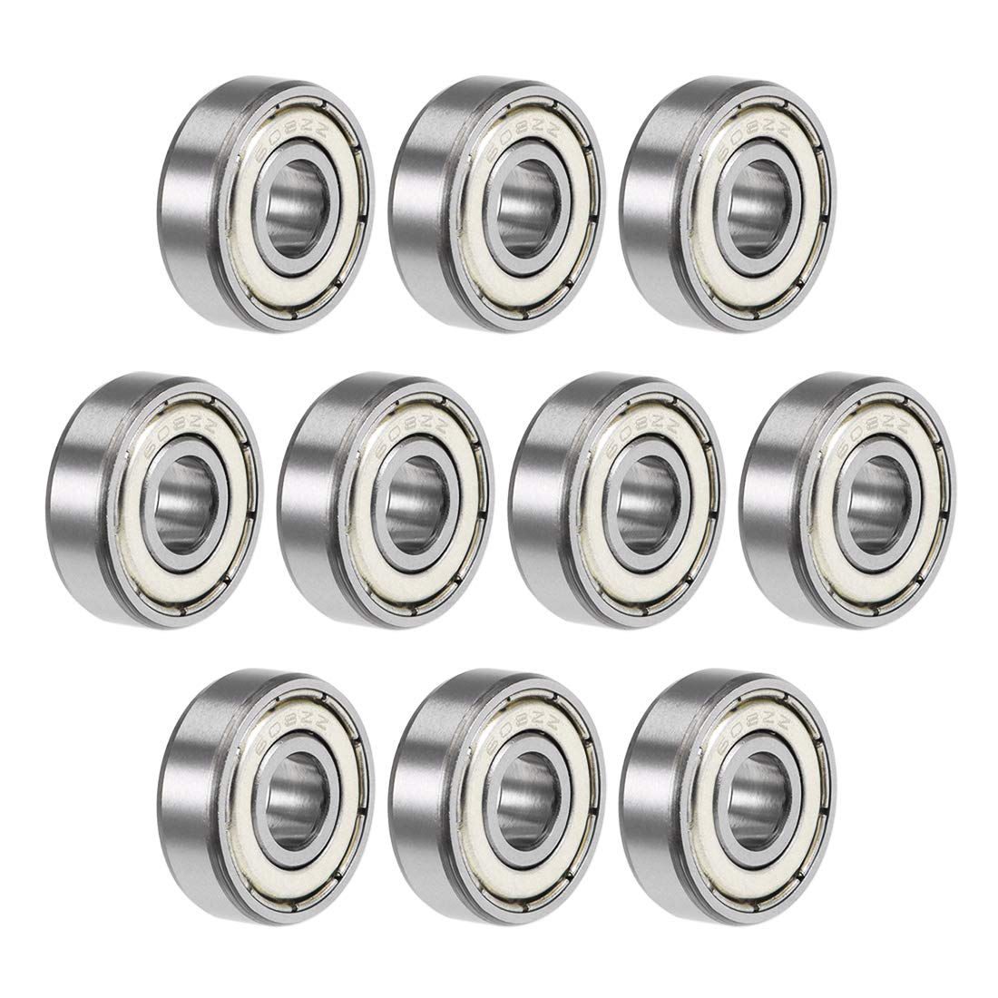 608ZZ Deep Groove Ball Bearings 8mm x 22mm x 7mm Double Shielded Chrome Steel Z2 10pcs