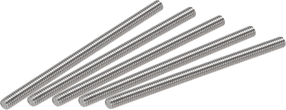 5Pcs M4 x 80mm Fully Threaded Rod 304 Stainless Steel Right Hand Threads,M4-0.7 Thread Pitch