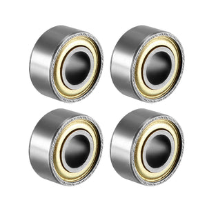 684ZZ Ball Bearing 4mm x 9mm x 4mm Double Shielded 684-2Z Deep Groove Bearings, Carbon Steel (Pack of 4)