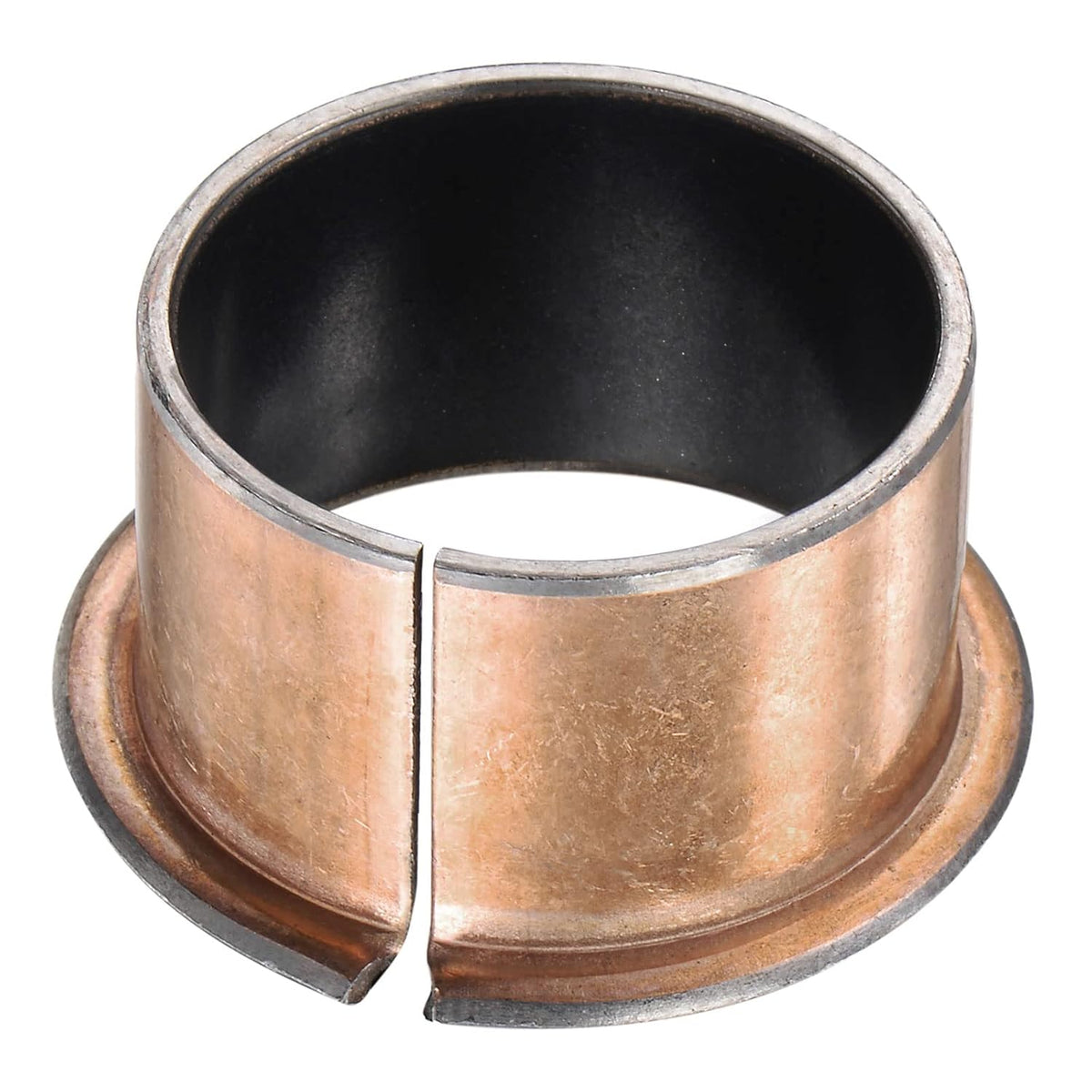 Flanged Sleeve Bearings 35mm Bore x 39.5mm OD x 25mm Length x 48mm Flange Dia x 2mm Flange Thickness Wrapped Oilless Bushings