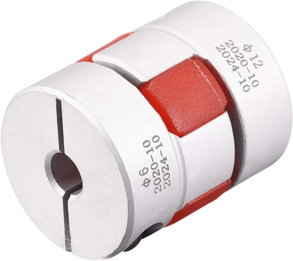 6mm to 12mm Bore L31xD25 Flexible Coupling Jaw Coupler Shaft Joint for Servo Motor