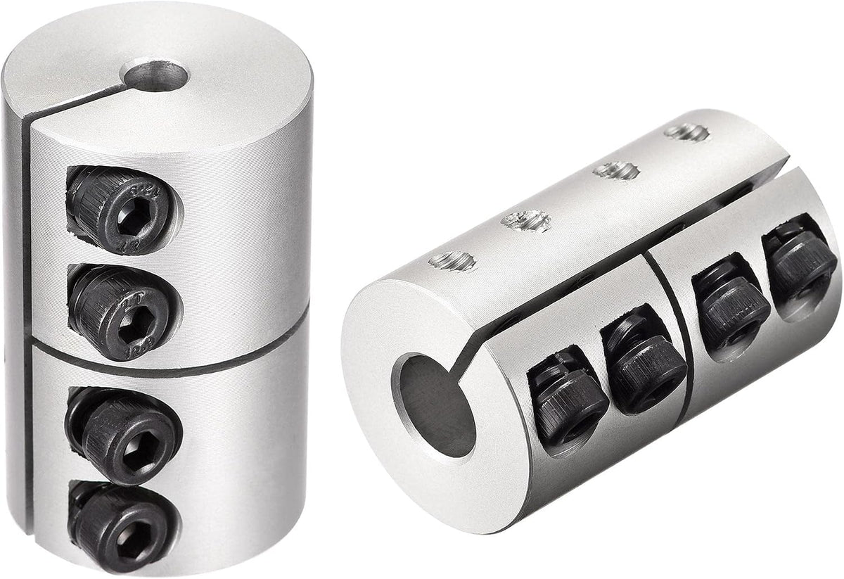 2pcs 6.35mm to 10mm Shaft Coupling 25mmx40mm Coupler Aluminum Alloy Joint Motor for 3D Printer CNC Machine DIY Encoder