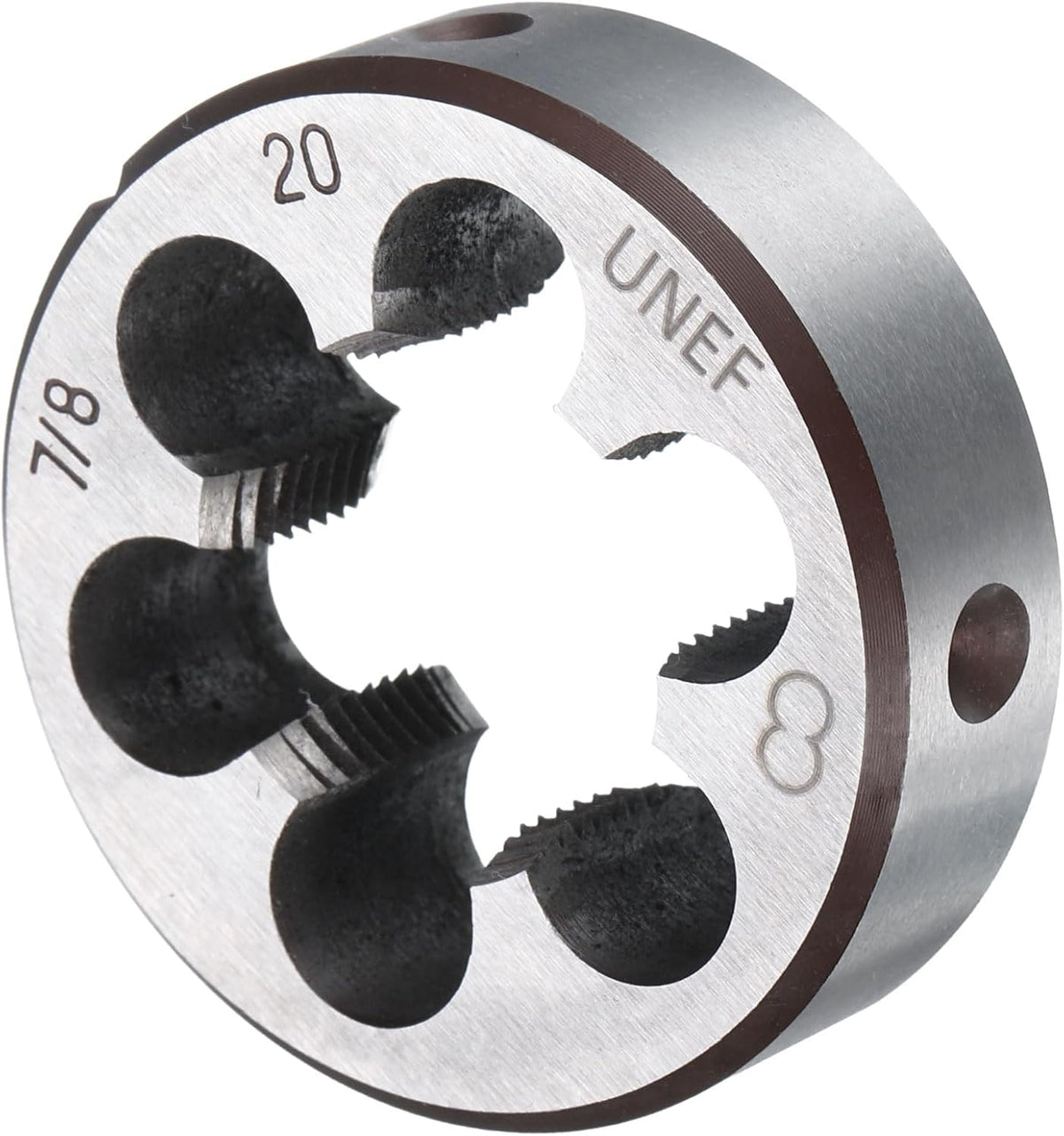 Round Threading Die 7/8-20 UNEF Thread Right Hand Screw Cutting Fixed Dies, Alloy Tool Steel Tapping Repair Tool