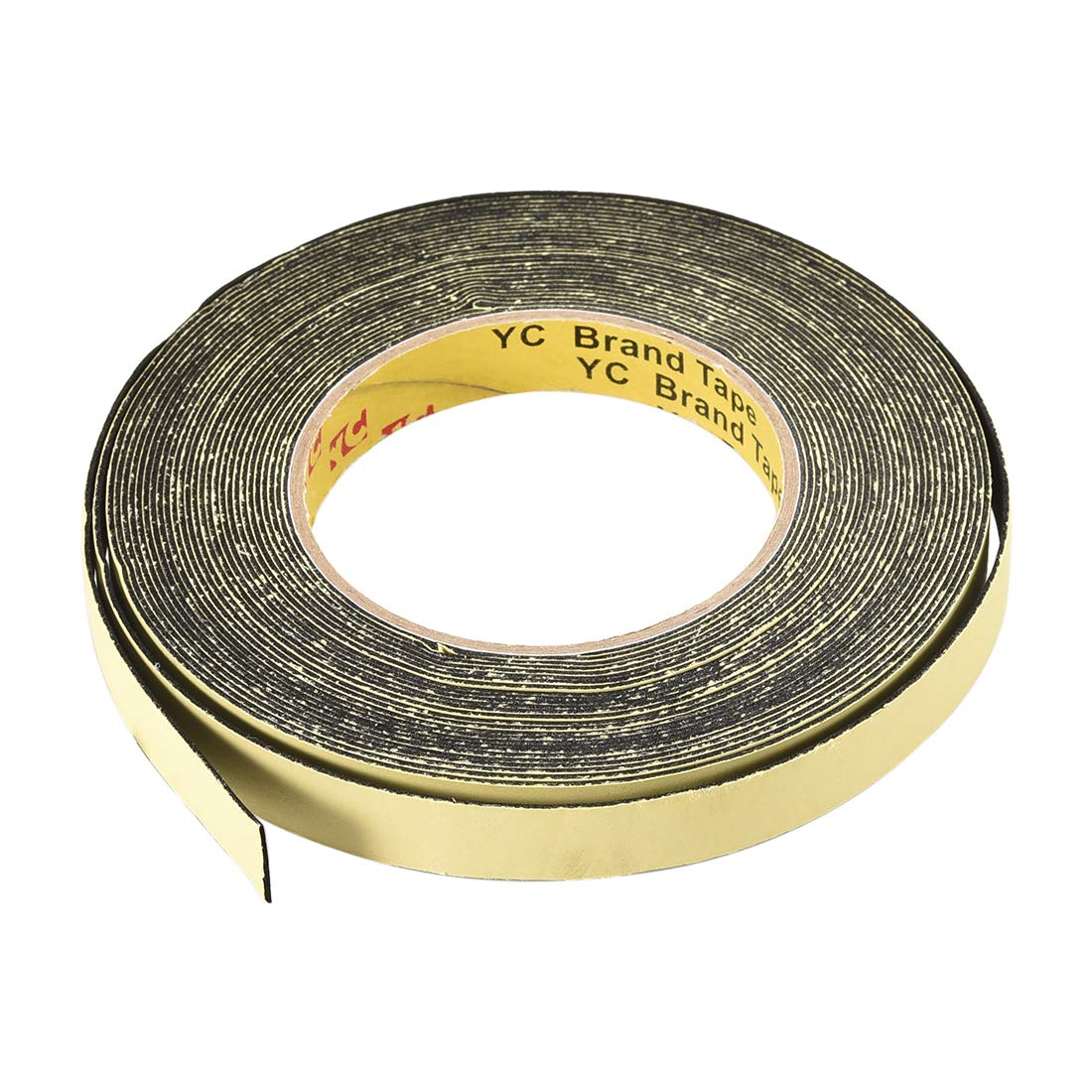 Sponge Tape, EVA Single Sided Sealing Foam Tape, 10M Length, 15mm Width, 1mm Thick, Black