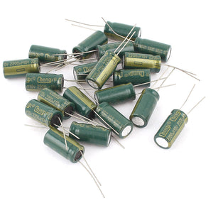 20 Pcs 10V 2200Uf 105C Radial Electrolytic Capacitor, 10 mm x 20 mm
