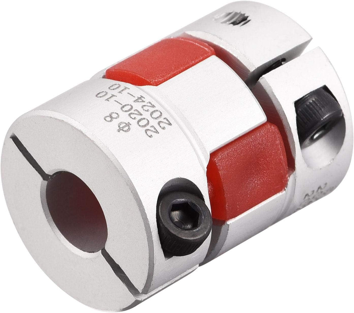 8mm to 8mm Bore L26xD20 Flexible Coupling Jaw Coupler Shaft Joint for Servo Motor