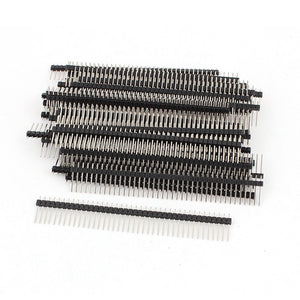 a15062900ux0353 40Pcs Pbc Mount 40P 2.54 mm Pitch Straight Single Row Male Header Connector Strip