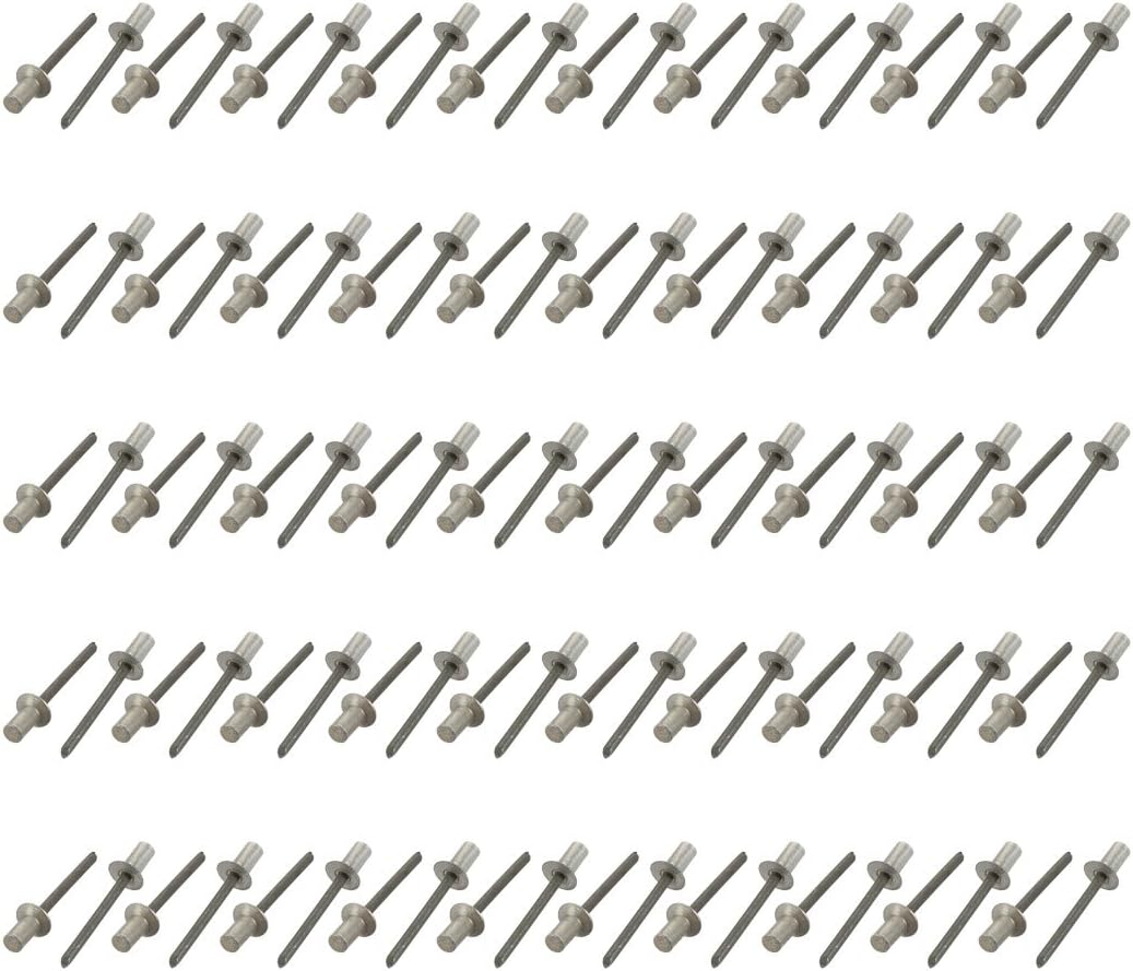 5mmx10mm Aluminum Countersunk Head Closed End Blind Rivets Fastener 100pcs