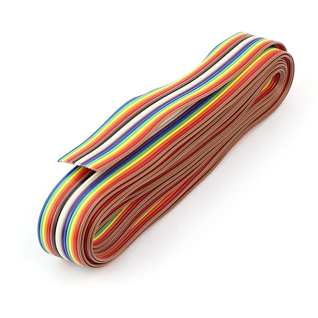 16 Pin 16 Wire Flat IDC Ribbon Cable, 1 mm Pitch, 20 mm Width, 2.7 m, Colorful