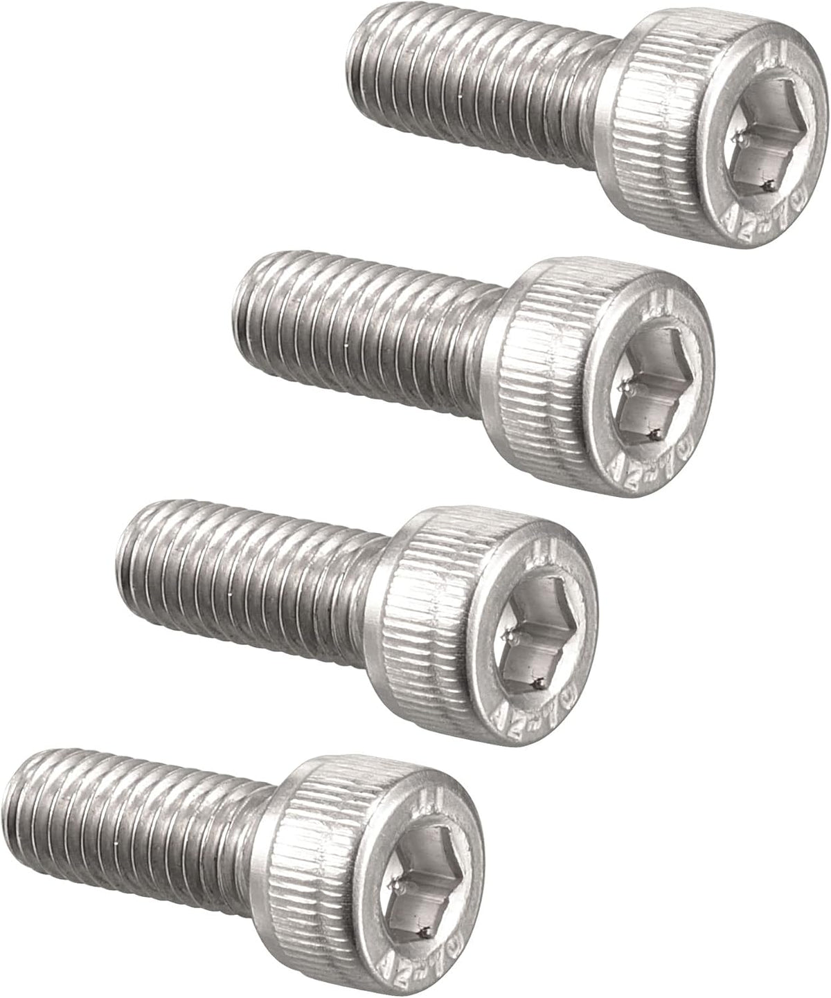 M8x20mm 304 Stainless Steel Left Hand Thread Hex Socket Cap Screw Fastener 4pcs