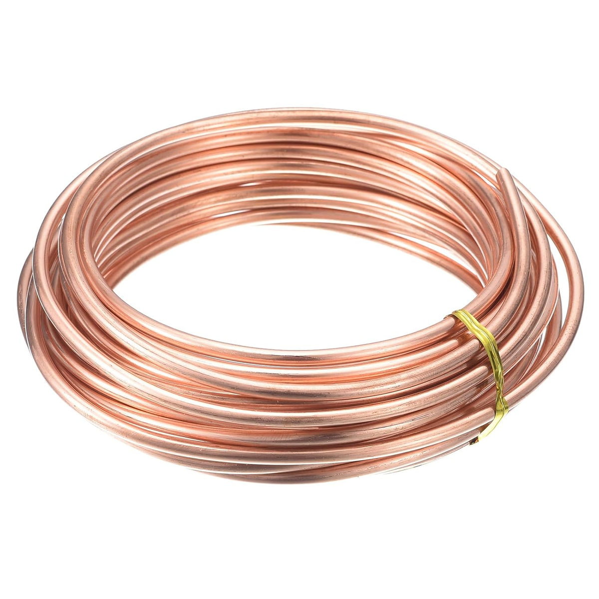 Soft Copper Wire (8 Gauge, 19.5 FT), 99.9% Pure Bare Copper Wire 3mm Solid Craft Wire for DIY Crafting Gardening Decoration (6Meter)