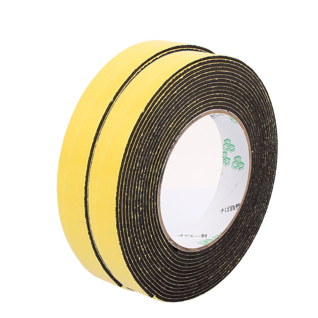 2pcs 20mm x 2mm Single Sided Self Adhesive Shockproof Sponge Foam Tape 5M Length