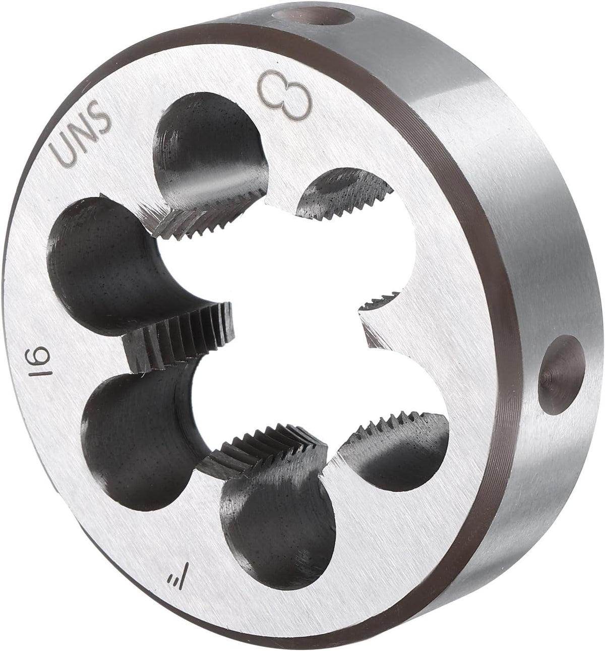 Round Threading Die 1-16 UNS Thread Right Hand Screw Cutting Fixed Dies, Alloy Tool Steel Tapping Repair Tool