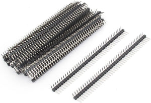 30pcs Right Angle Single Row 40-pin 2.54mm Male Header for Breadboard