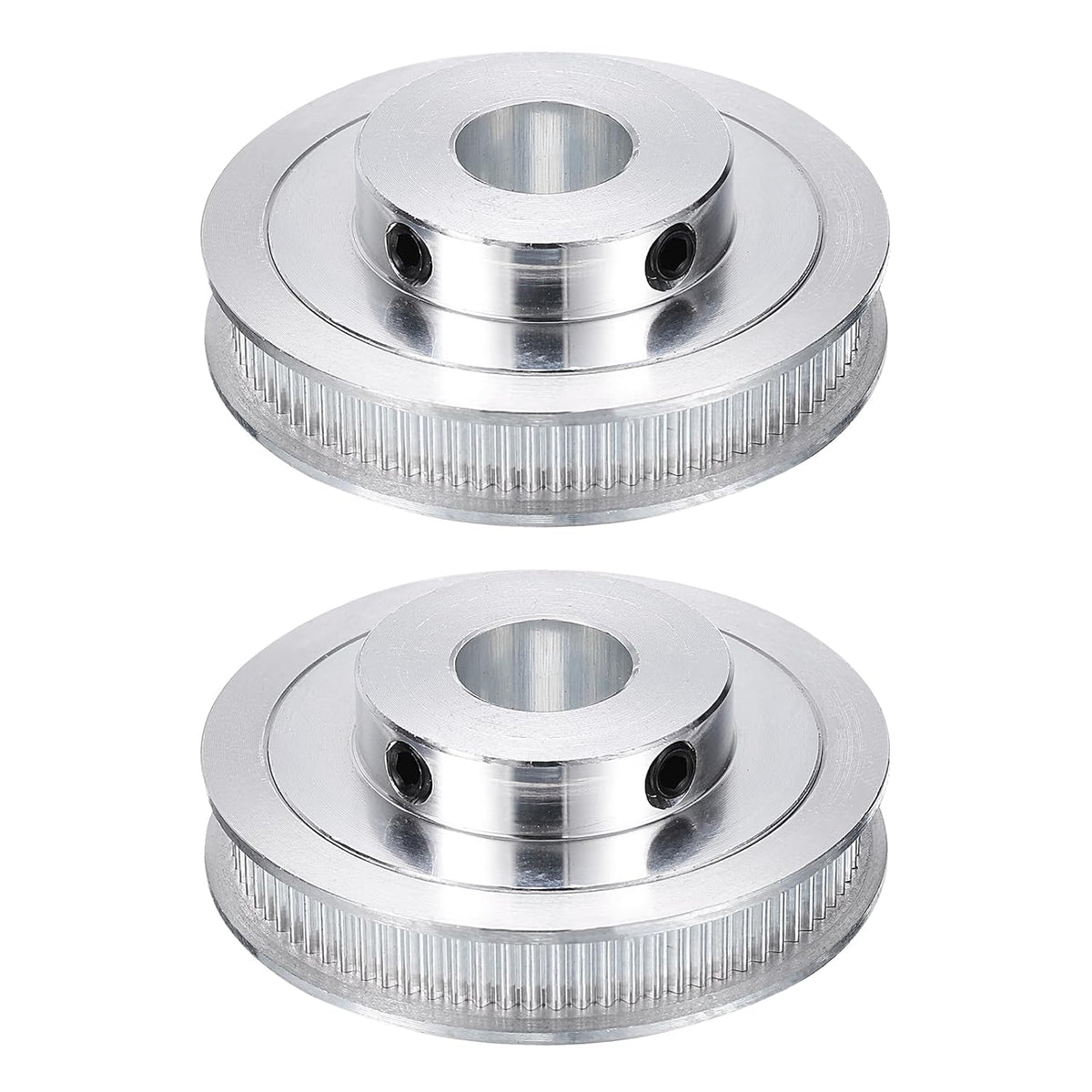 2pcs GT-2 Pulley Synchronous Wheel 80 Teeth 14mm Bore, Fit with 6mm Width Belt, Aluminum Alloy Timing Pulley Wheel for 3D Printer, CNC Machine