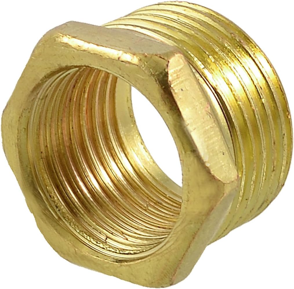 Brass Housing 19mm Female to 25mm Male Thread Reducer Pipe Adapter Fitting