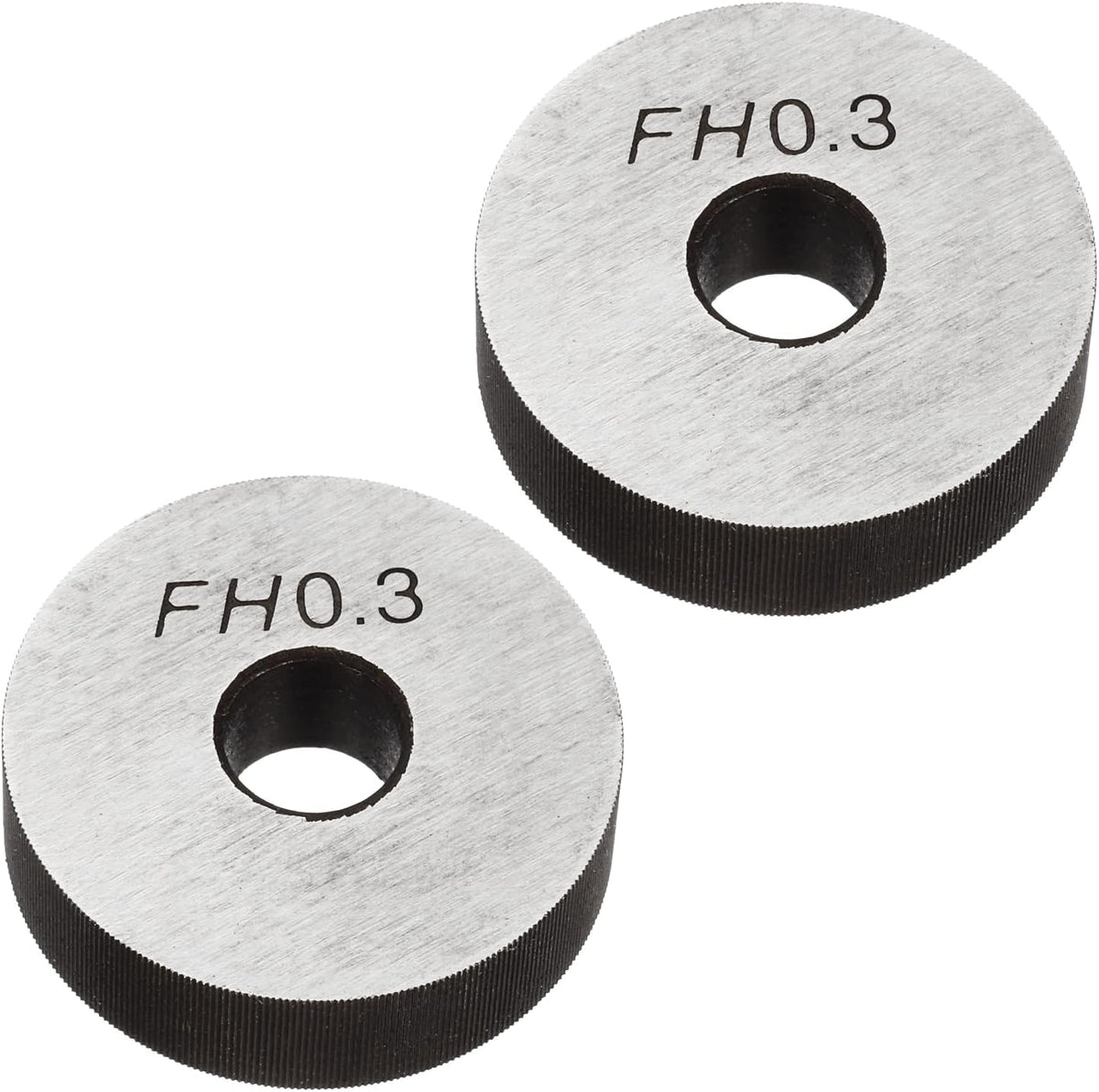 2Pcs 28x8x8mm Knurling Wheel Kit 0.3mm Pitch Straight Wheel Linear Knurl