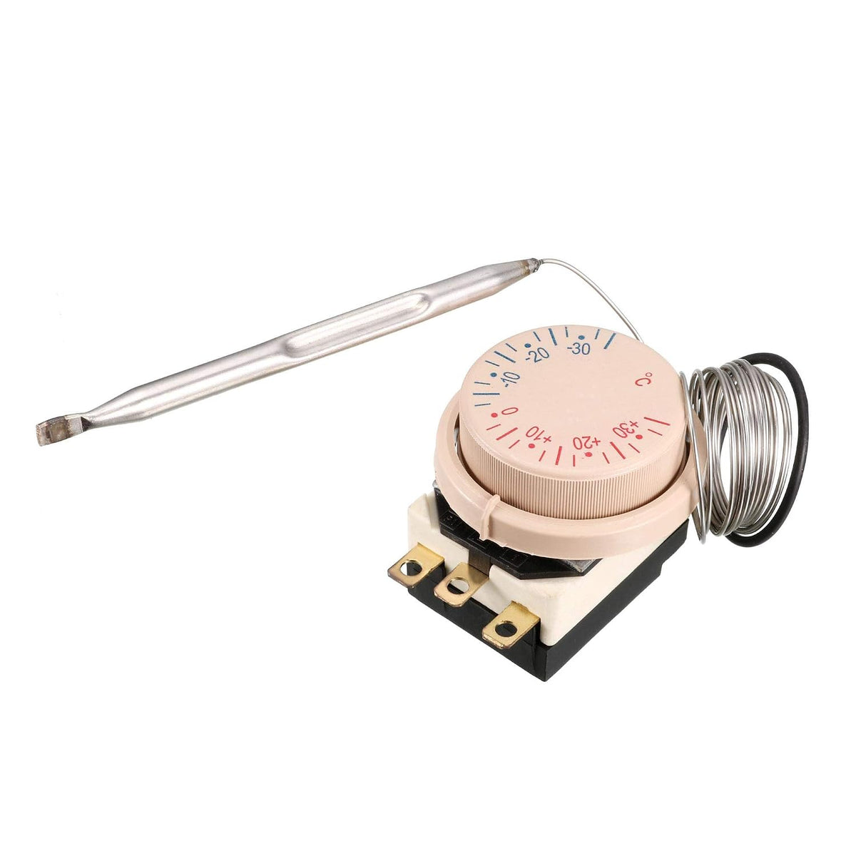 1NC 1NO AC 250/380 16A -30 to 30C Temperature Control Switch Capillary Thermostat for Oven Refrigerator Heater
