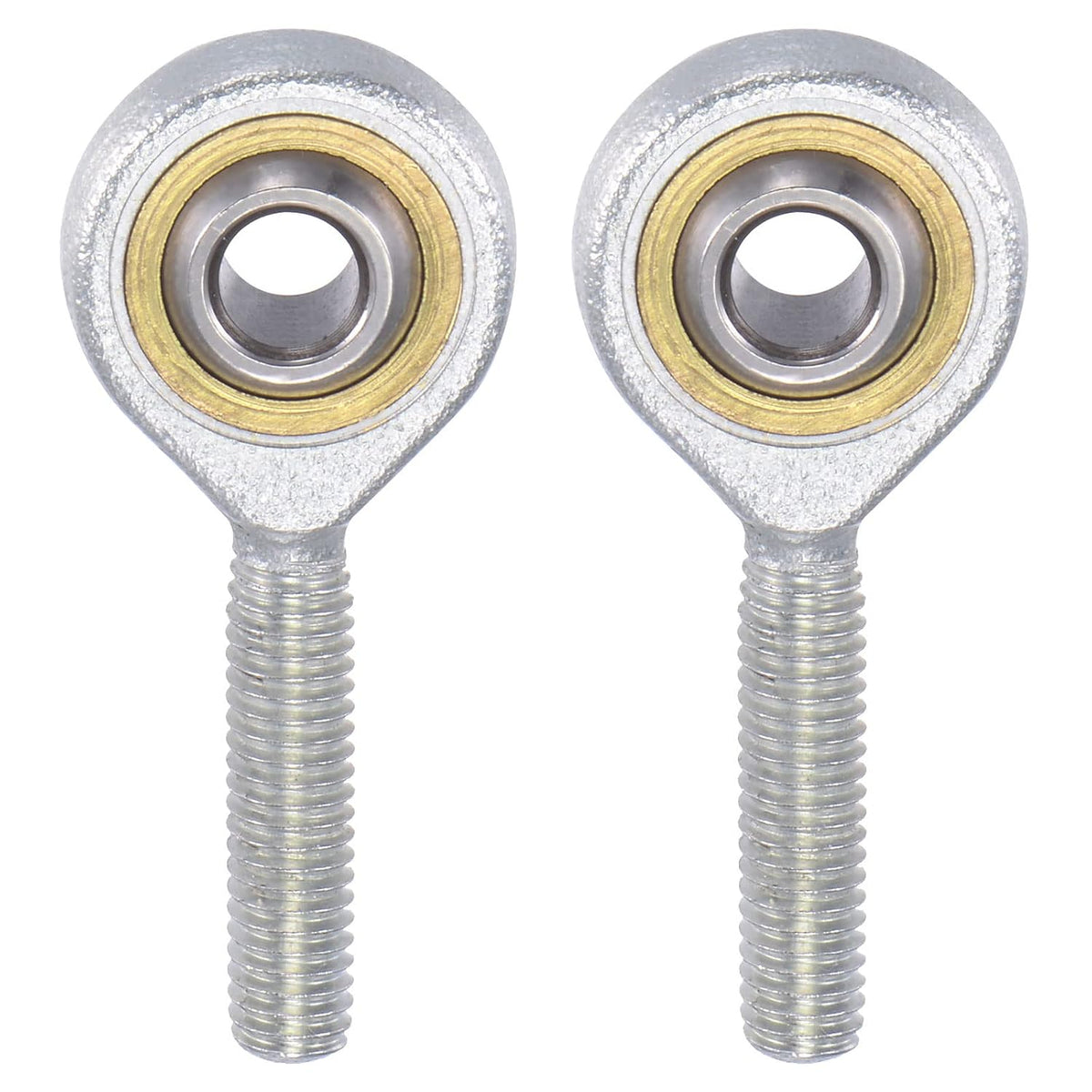 2pcs SA6TK POSA6 Spherical Rod End Bearing 6mm Bore Self-Lubricated Joint Bearing M6x1.0 Right Hand Male Thread Connector