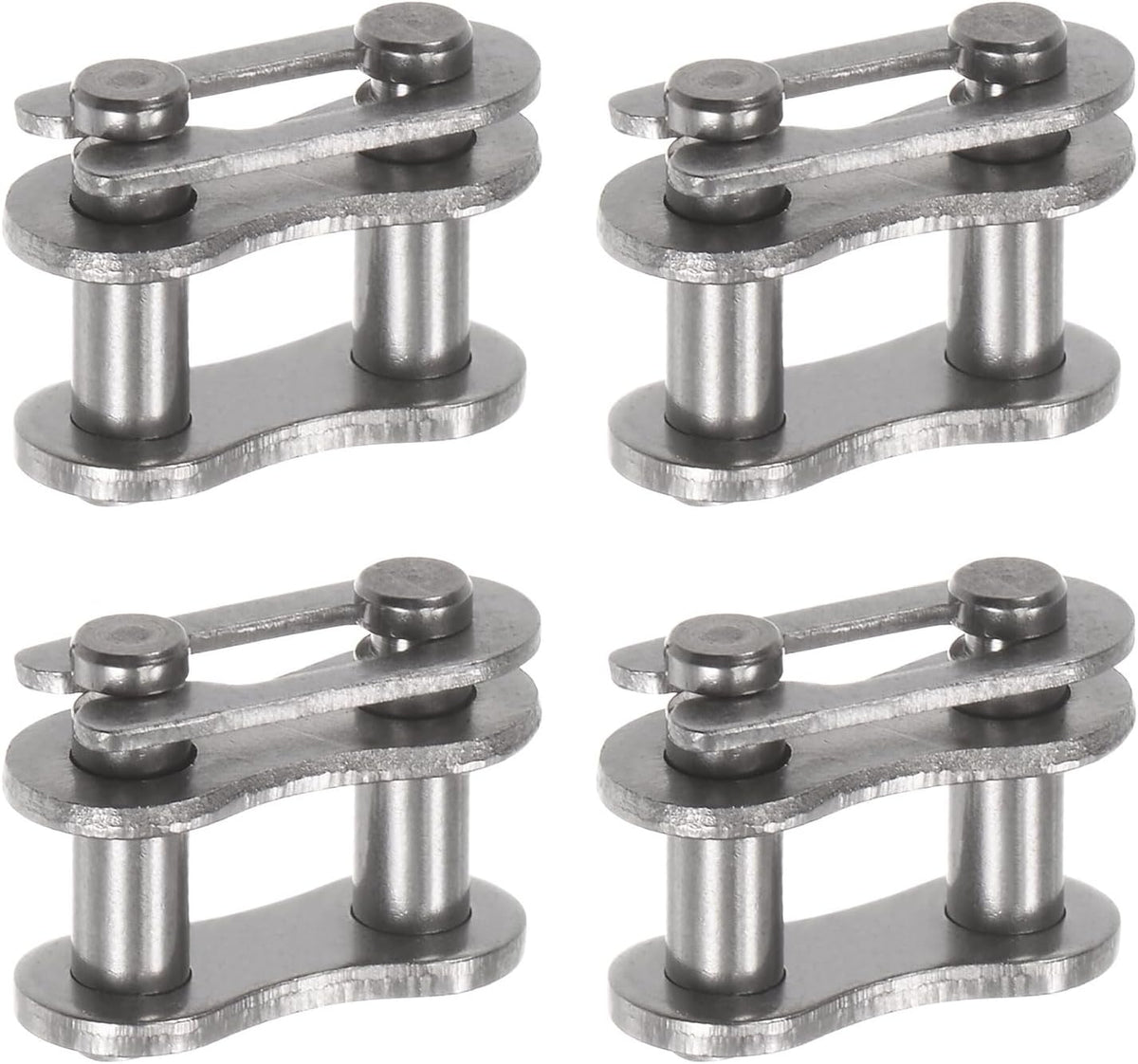 4Pcs #35 Chain Master Connector Link Roller 3/8" Pitch Stainless Steel Standard Connecting Split Links for 06C Chain