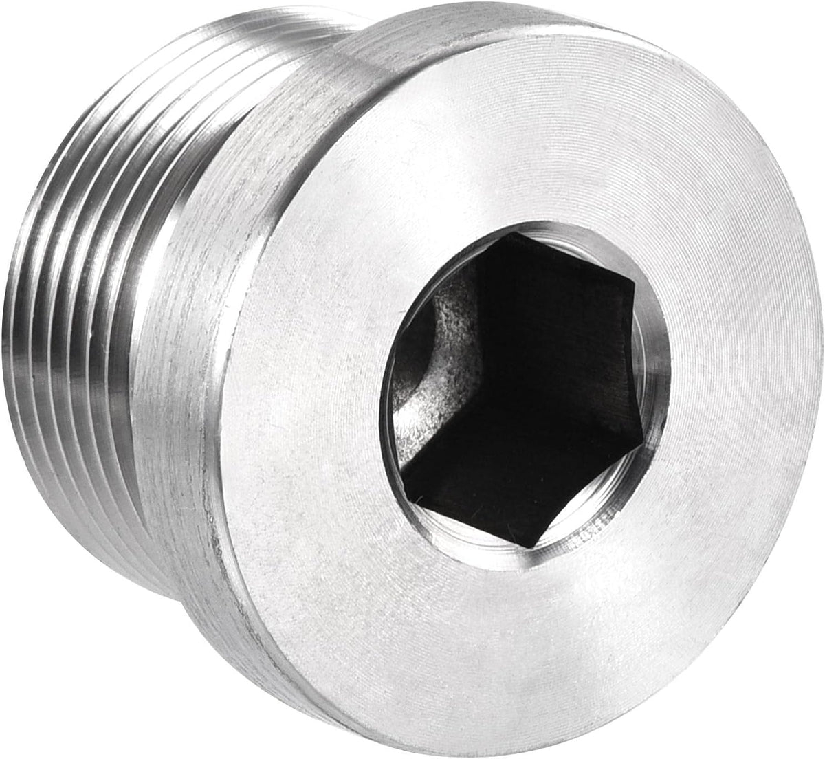 Stainless Steel Inner Hex Head M27x1.5 Pipe Fitting Plug for Terminate Pipe Ends
