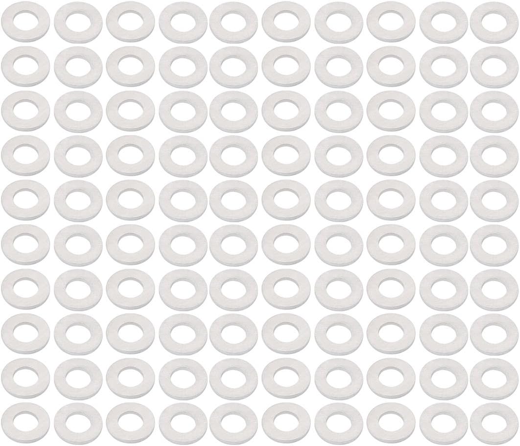 6mmx12mmx1mm Motorcycle Hardware Drain Plug Crush Aluminum Washer Seals 100pcs