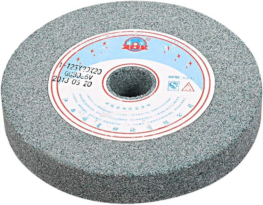5-Inch Bench Grinding Wheels Green Silicon Carbide GC 80 Grits Surface Grinding Ceramic Tools