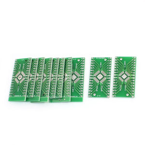 10pcs Surface Mounted Devices QFN32 QFP32 0.8mm 0.65mm DIP32 PCB Adapter Converter Plates