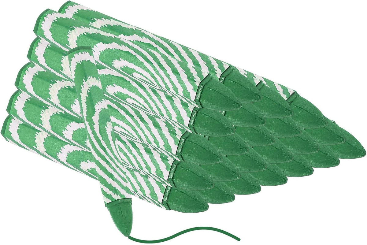 Lumber Marking Crayons, 24 Pcs Green Hex Wax Tire Marker, 4" x 0.55" Hex Waterproof Drawing Crayons Furniture Marker for Wood, Glass, Cartons, Cloth, Stone, Ceramics