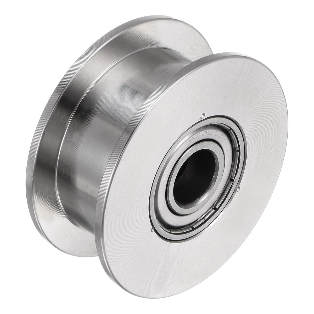 1pcs H Groove Track Wheel, 2.68" 201 Stainless Steel Sliding Gate Double Bearing Rollers for Inverted Track, Industrial Machines, Sliding Gate