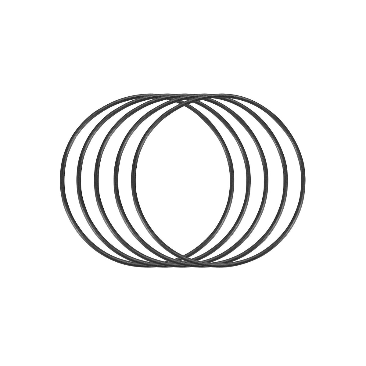 Nitrile Rubber O-Rings 38mm OD 36mm ID 1mm Width, Metric Sealing Gasket, Pack of 30