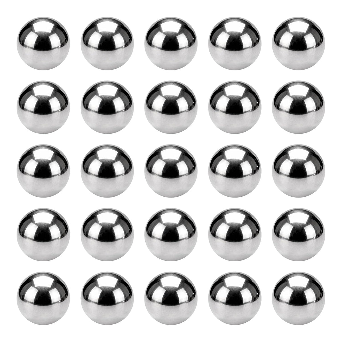25Pcs 11mm Bearing Balls, 316L Stainless Steel G200 Precision Balls for Bearings Bicycles Casters Automotive Part and DIY (Mirror Polished)