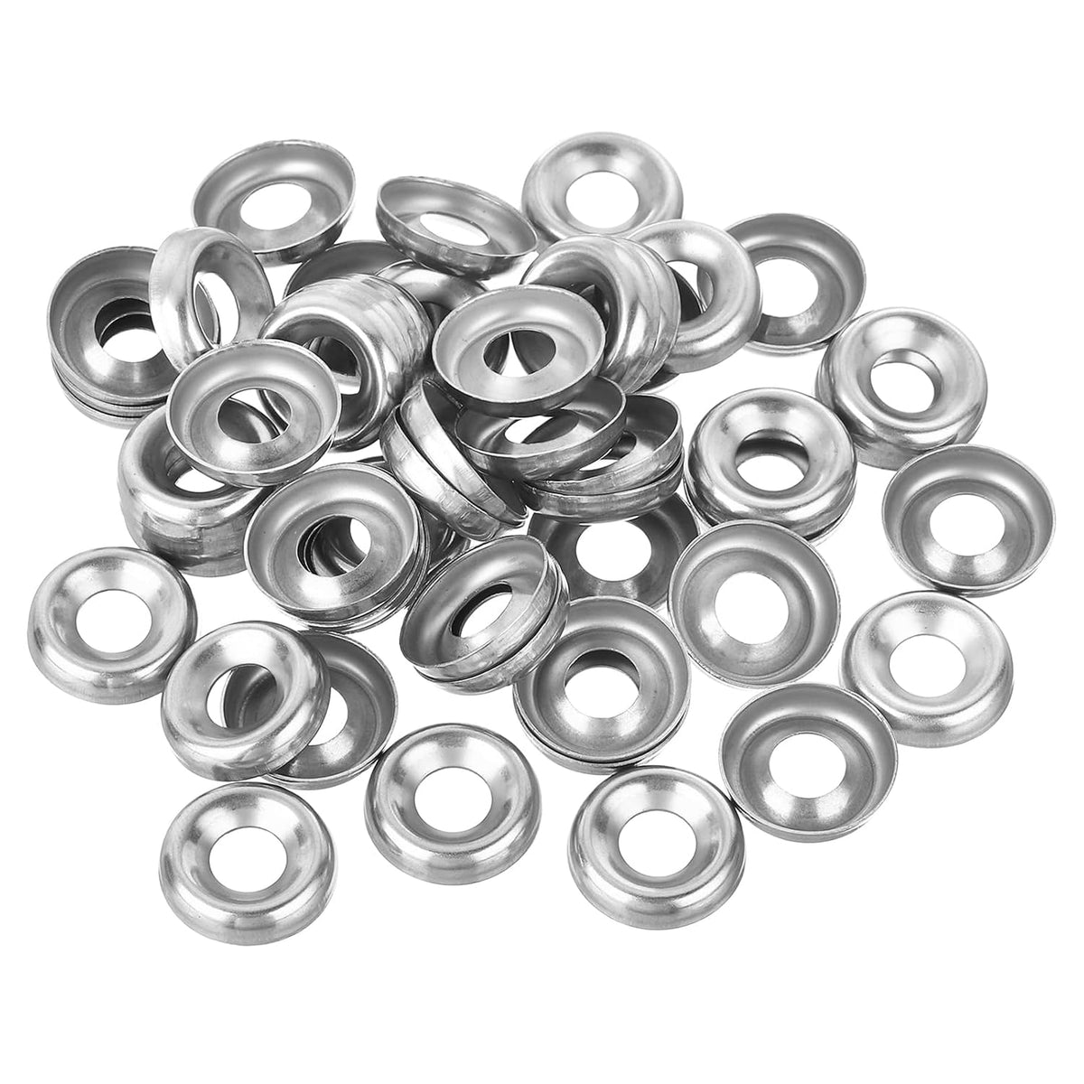 #14 304 Stainless Steel Cup Washer Countersunk for Screw Bolt 50pcs