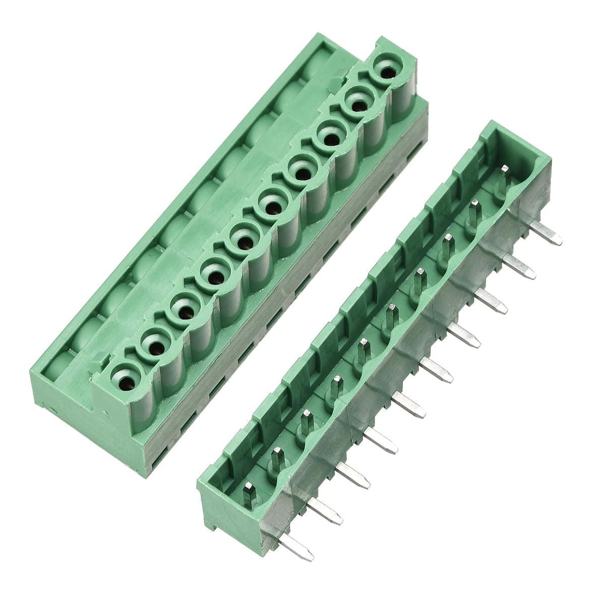 10-Pin 5.08mm Pitch Right Angle PCB Screw Terminal Block Connector 10 Sets