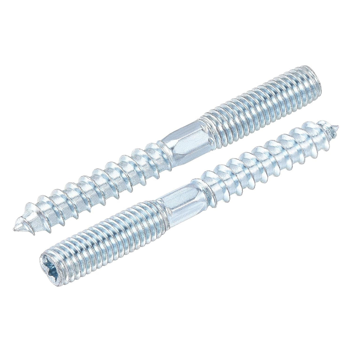 M8x25mm Hanger Bolts Double Head Dowel Screw for Wood Furniture 40pcs